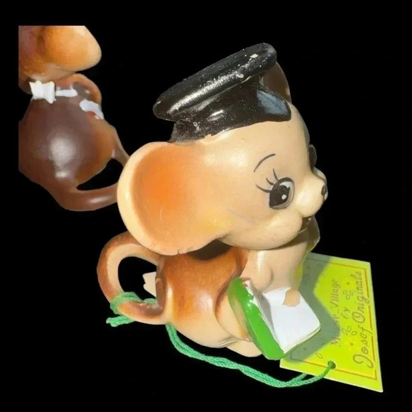 Vintage Josef Originals  Mouse Figurines Lot (2)‎ with Labels Made In Japan - Picture 7 of 10